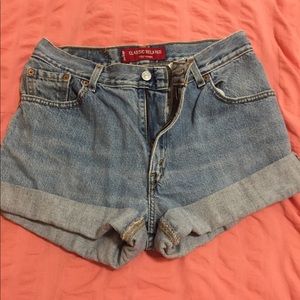 Levi’s high waisted shorts